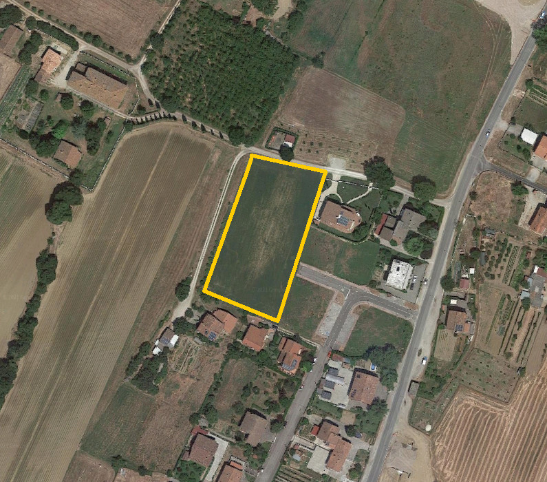 Terreno parzialmente edificabile a San Giustino (PG) - LOTTO C - QUOTA 180/216